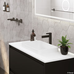 AVIA Basin Mixer, Matte Black Handle chrome,Brushed Nickel,Gun Metal,Matte Black,Urban Brass