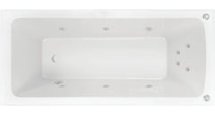 SHENSEKI Inset Bath or Spa Bath With Sizes 1395/1515 mm And 10/12/16 Flush Jets