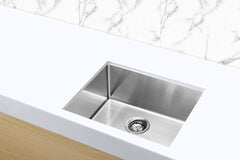 Meir KITCHEN SINK - Single Bowl 450 X 450 - Gunmetal Black - Brushed Bronze Gold - Brushed Nickel - PVD
