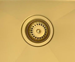 Meir KITCHEN SINK - Single Bowl 450 X 450 - Gunmetal Black - Brushed Bronze Gold - Brushed Nickel - PVD