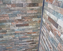 SLATE BRICK- Matt Shower Wall 2400x1000x10mm