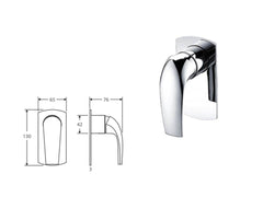 Willa Wall Mixer - shower and bath