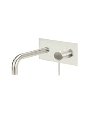 Meir ROUND Wall Bath Mixer And Curved Spout