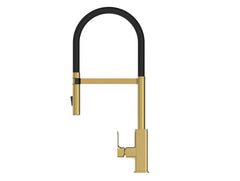 OSKAR PULL OUT KITCHEN MIXER BRUSHED GOLD