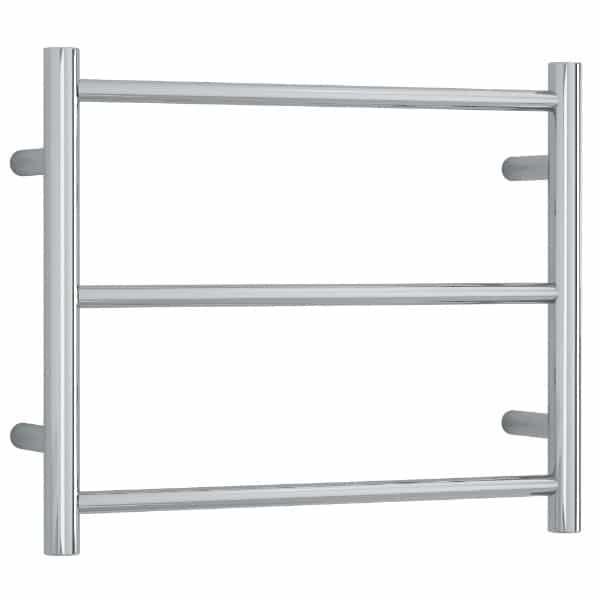HOTRAIL STRAIGHT ROUND BUDGET HEATED TOWEL RAIL W550xH450xD122mm
