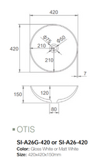 Otis Above Counter Basins