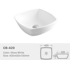 Square Above Counter Basins