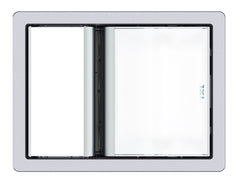 Tastic Luminate Single 3 in 1 Bathroom Heater, Exhaust Fan & Light - White And Silver