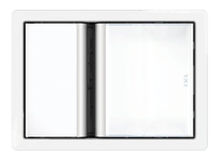 Tastic Luminate Single 3 in 1 Bathroom Heater, Exhaust Fan & Light - White And Silver