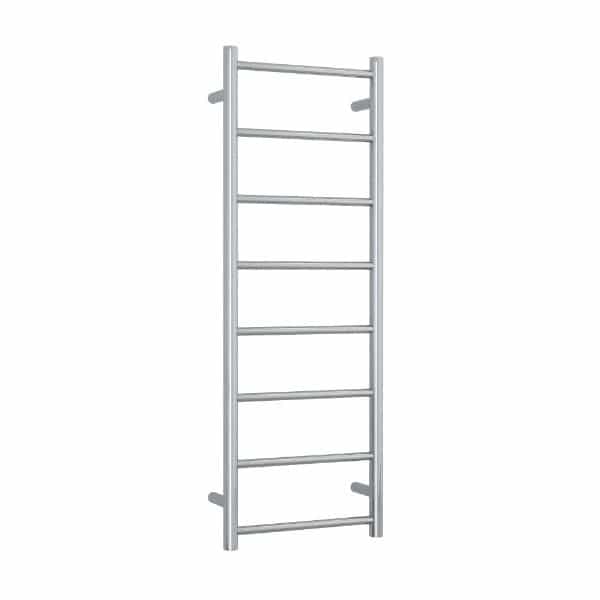 HOTRAIL STRAIGHT ROUND LADDER HEATED TOWEL RAIL W400xH1120xD122mm