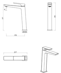 Tiago Tall Basin Mixer