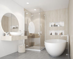 TRAVERTINE-Matt Shower Wall 2400x1000x10mm