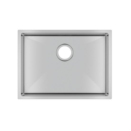 Pollo 600x450x230mm 1.2mm Handmade Top/Undermount Single Bowl Kitchen Sink Stainless Steel 304