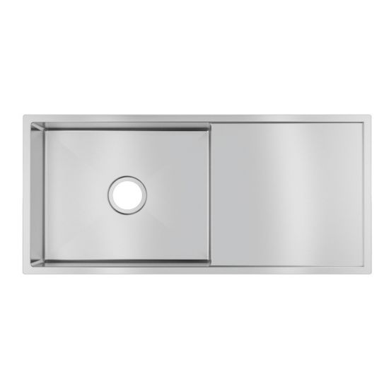 Pollo 960x450x230mm 1.2mm Handmade Top/Undermount Single Bowl Kitchen Sink