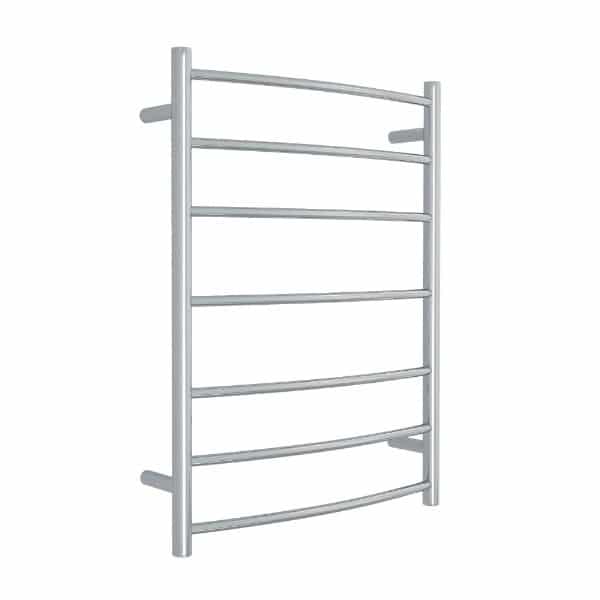 HOTRAIL CURVED ROUND BUDGET LADDER HEATED TOWEL RAIL W600xH800xD150mm