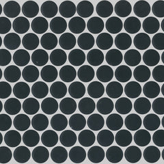 PNR-1022 ORBIT SATIN BLACK PENNY ROUND 20X20