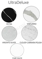 MARLO Matte Black Wall Hung Vanity In 750X460X550mm With Ceramic Top or Stone Top