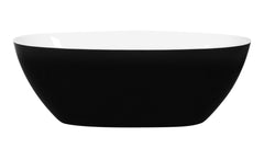 STELLA Matte Black And Matte White Freestanding Bathtub 1500mm And 1700mm