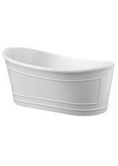RITZ Freestanding Bathtub 1676mm Matte White from display