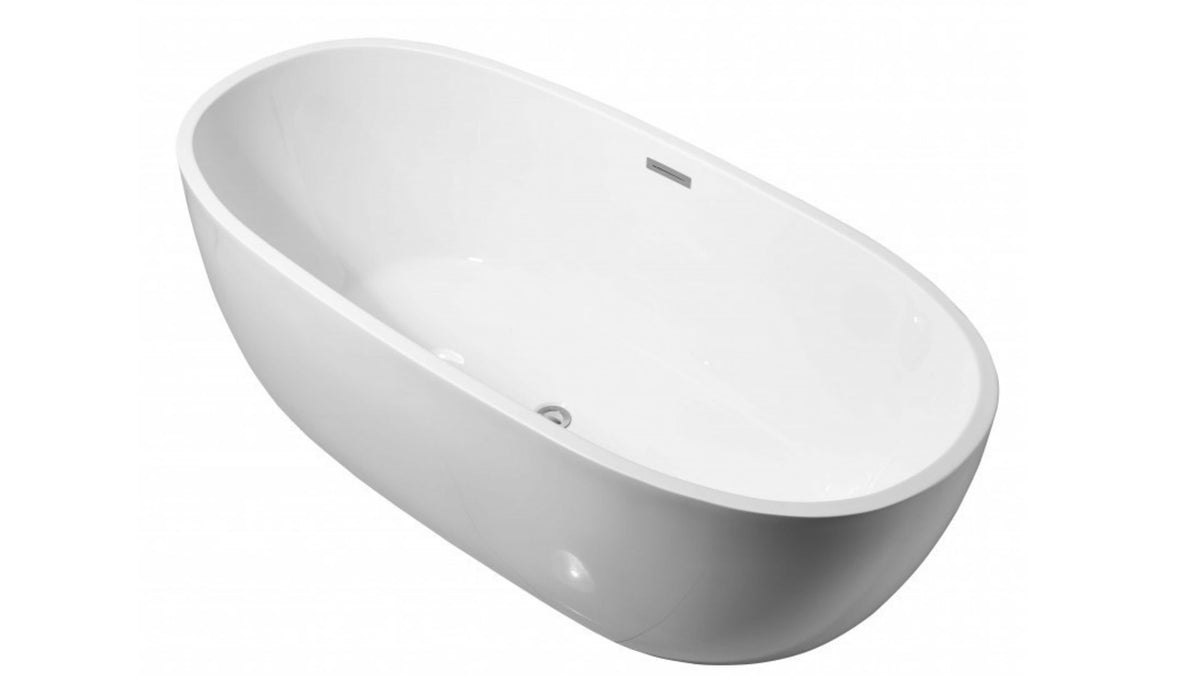 ALLY Gloss White Freestanding Bathtub 1500mm And 1700mm