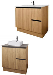 LUX Floorstanding Vanity In 900 With Ceramic Top or Stone Top