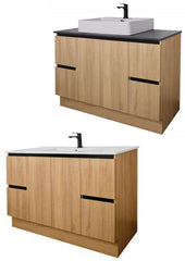 LUX Floorstanding Vanity In 1200 With Ceramic Top or Stone Top