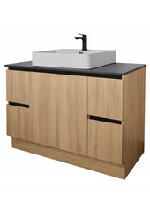 LUX Floorstanding Vanity In 1200 With Ceramic Top or Stone Top
