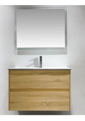 NUTRO Wall Hung Vanity In 750 With Ceramic Top or Stone Top