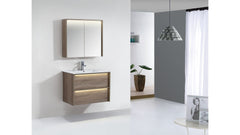 NEON wall hung vanity In 750mm with LED lights