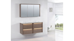 NEON wall hung vanity In 1200mm with LED lights