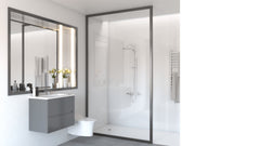 WHITE – GLOSS Shower Wall 2000x1000x10mm And 2400x1000x10mm