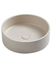 PERUGIA Concrete Basin In 390×390×120mm With Grey Mist, French Grey, White Sandstone, Barbie Pink And Pastel Mint