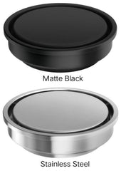 Phoenix POINT Drain Round 100mm Outlet 90mm In Stainless Steel Or Matte Black