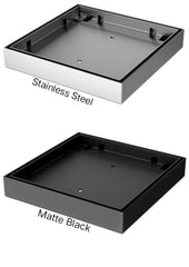 Phoenix POINT Drain TI 130mm Outlet 76mm In Stainless Steel Or Matte Black