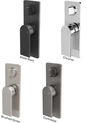 Phoenix TEEL Shower / Bath Diverter Mixer In Chrome - Matte Black - Brushed Nickel - Gunmetal