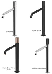 Phoenix TOI Vessel Mixer In Chrome - Chrome/Matte Black - Matte Black - Matte Black/Rose Gold