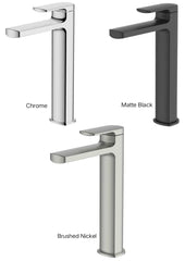 CORBAN Tower Basin Mixer In Chrome - Matte Black - Brushed Nickel