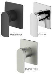 CORBAN Shower Mixer In Chrome - Matte Black - Brushed Nickel