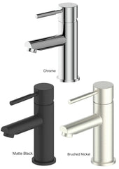 OXI Basin Mixer In Chrome - Matte Black - Brushed Nickel