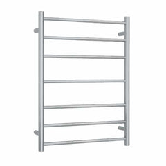 HOTRAIL STRAIGHT ROUND BUDGET LADDER HEATED TOWEL RAIL W600xH800xD122mm
