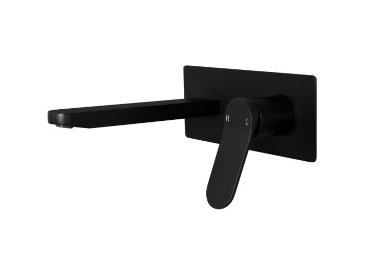 Liberty Wall Basin Set Chrome, Matte Black & Chrome, Matte Black