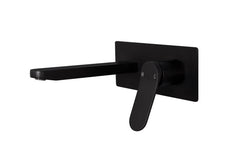 Liberty Wall Basin Set Chrome, Matte Black & Chrome, Matte Black