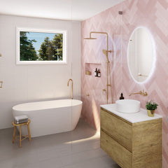 Kaya Solid Surface Bath, 1700mm