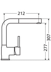 ESSENTIALS Pull Out Right Angle Mixer