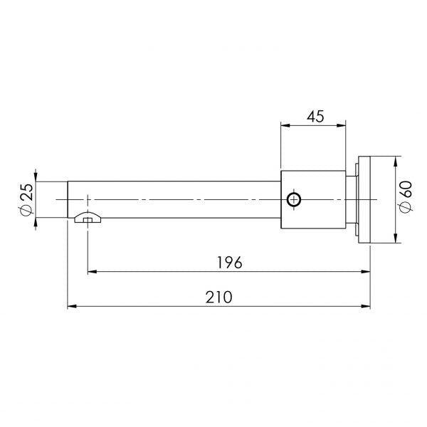 Phoenix VIVID PIN LEVER Bath Set 200mm 15mm Extended Spindles