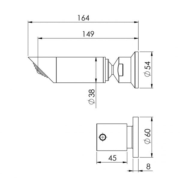 Phoenix VIVID PIN LEVER Shower Set 15mm Extended Spindles