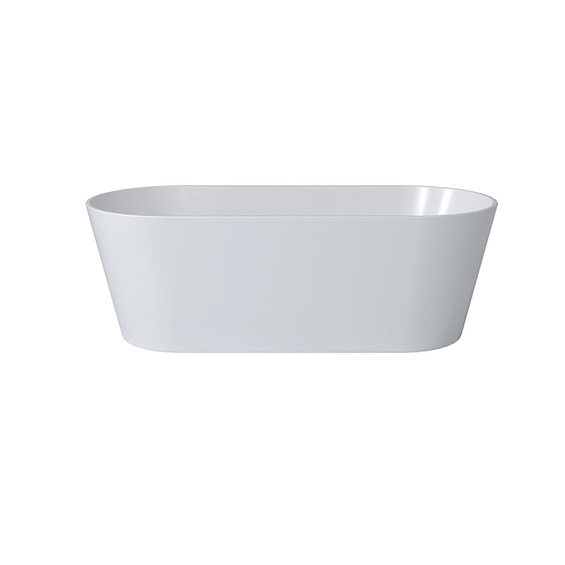 PERFECT Oval Freestanding Bath In White Gloss Finish With Slim Rim Size 1400, 1500 & 1700