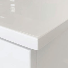 GREEK Fingerpull Matte White 900 Wall-Hung/Kickboard Vanity
