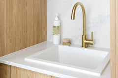 Bellevue Small Rectangular Sink Matte Black, Matte White