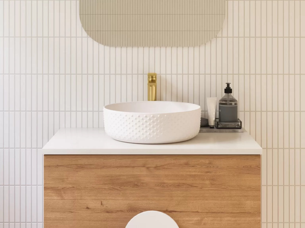 LURE Basin with White gloss And White matt finish